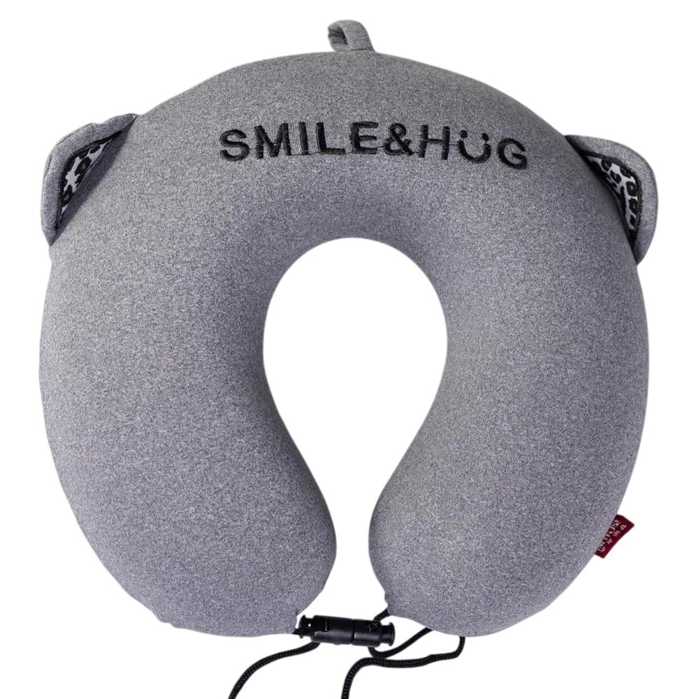 Подушка для шеи Smile&Hug U-образная Серый (HP-56-14G)