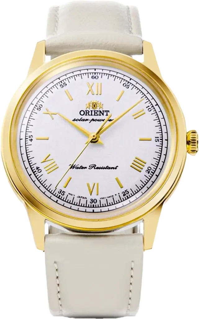 Наручний годинник чоловічий Orient Bambino Solar Quartz RA-WK0001S10B з сталевим корпусом WR 30 м Срібний (3124658566) Наручний годинник чоловічий Orient Bambino Solar Quartz RA-WK0001S10B з сталевим корпусом WR 30 м Срібний (3124658566)