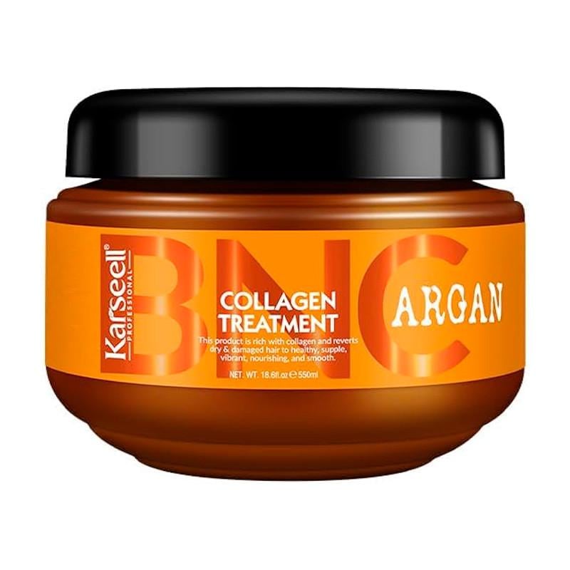 Маска кератиновая для волос Karseell BNC Argan Collagen Treatment 550 мл (2990934242)