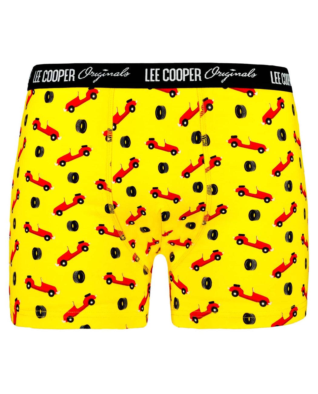 Трусы-боксеры мужские Lee Cooper LCU34256OLDCAR L Желтый (9911111158942)