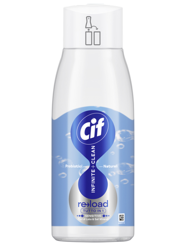 Спрей для чищення CIF Infinite Лотос і Мінеральні солі 590 мл запаска