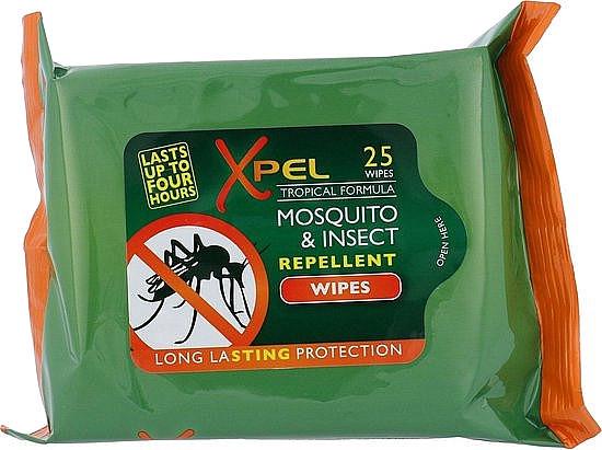 Серветки від комарів та комах Xpel Mosquito & Insect Repellent 25 шт. (20204272)