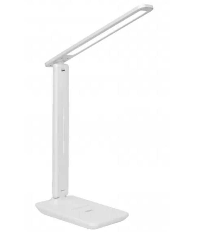 Настольная лампа аккумулятор светодиодная Luxel 6W IP20 USB Белый (TL-15W)