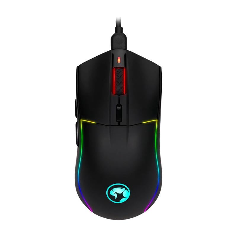 Компьютерная мышь игровая Marvo Wireless/Wired G965W RGB подсветка 2,4G/Type-C 800-8000dpi Черный (608990)