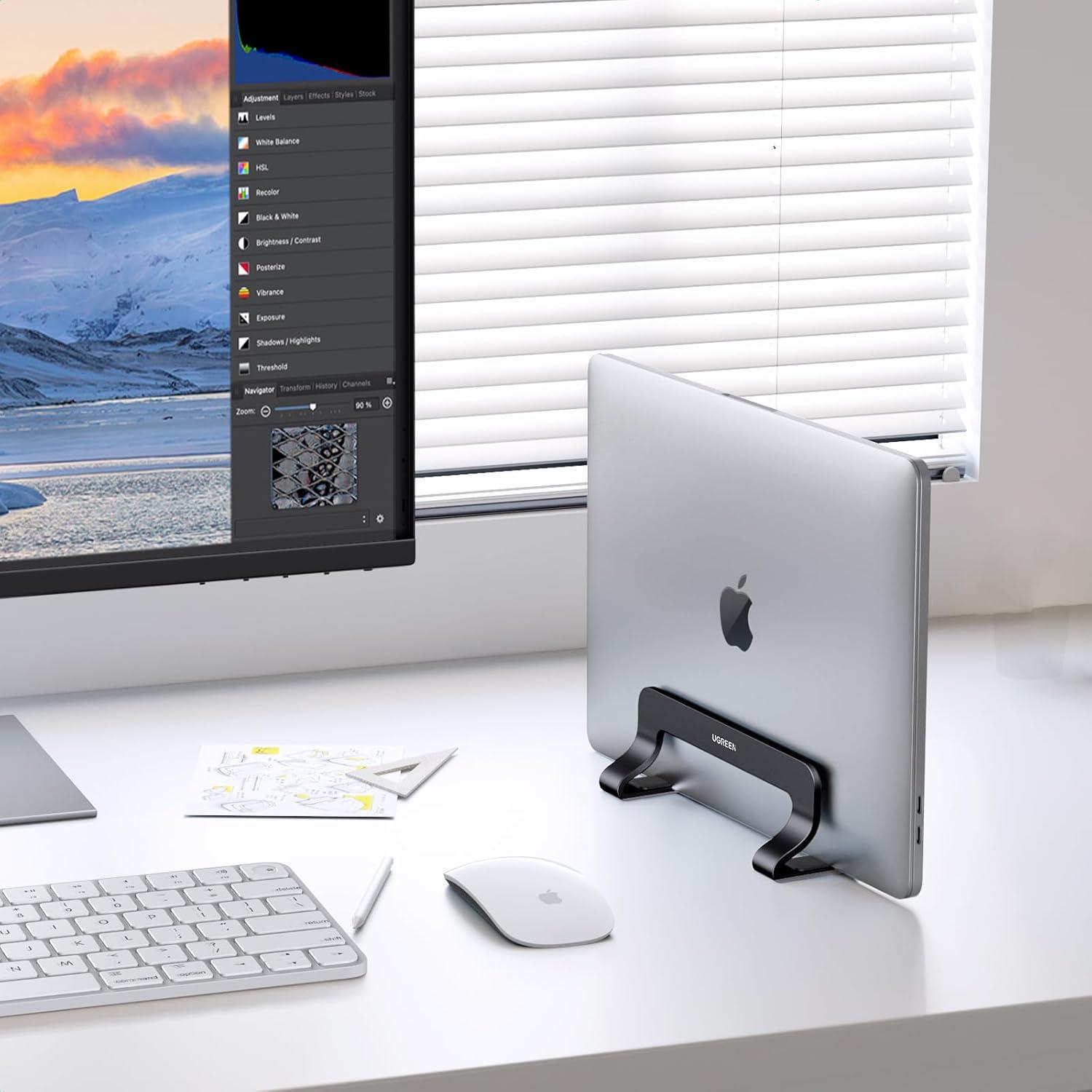 Підставка вертикальна Ugreen 12-26 мм алюмінієва Чорний (25706) - фото 8