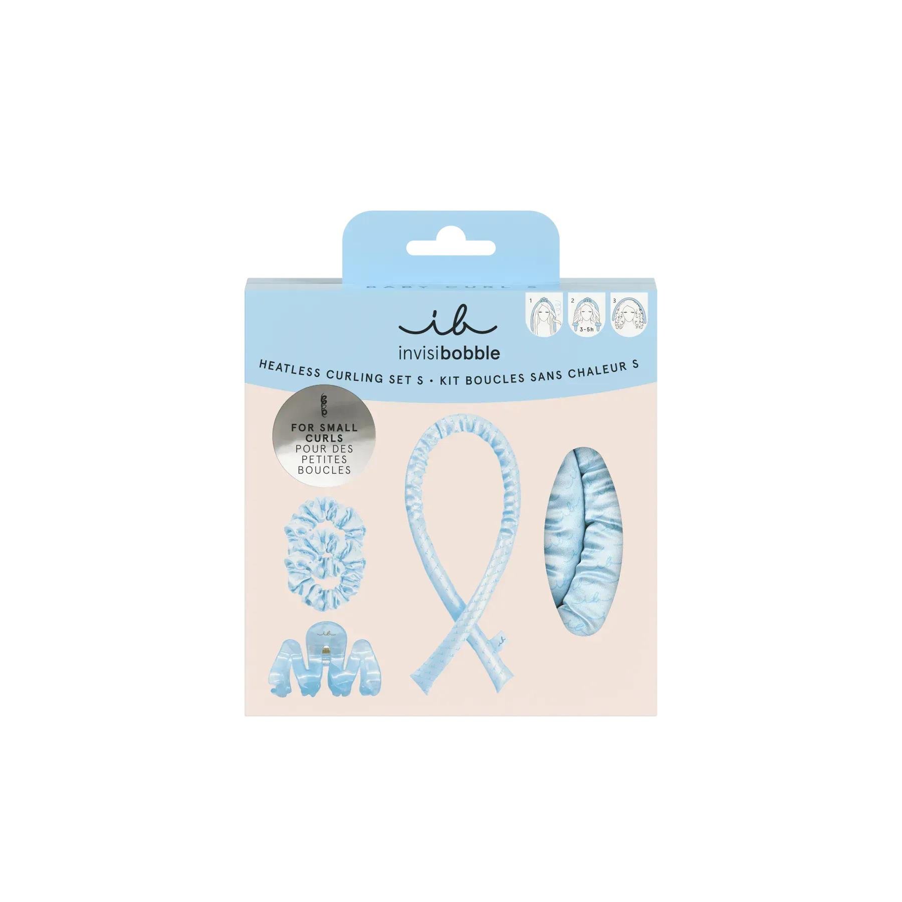 Подарочный набор 2 резинки SPRUNCHIE 1 заколка и 1 лента invisibobble GIFT SET Baby Curl S Подарочный набор 2 резинки SPRUNCHIE 1 заколка и 1 лента invisibobble GIFT SET Baby Curl S