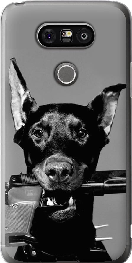 Чехол на LG G5 H860 Доберман (2745u-348-42517)