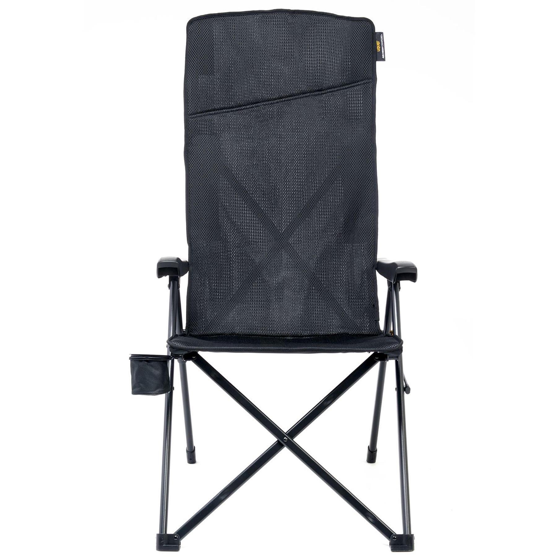 Туристичне крісло розкладне Uquip Justy XL Black (244053) - фото 3