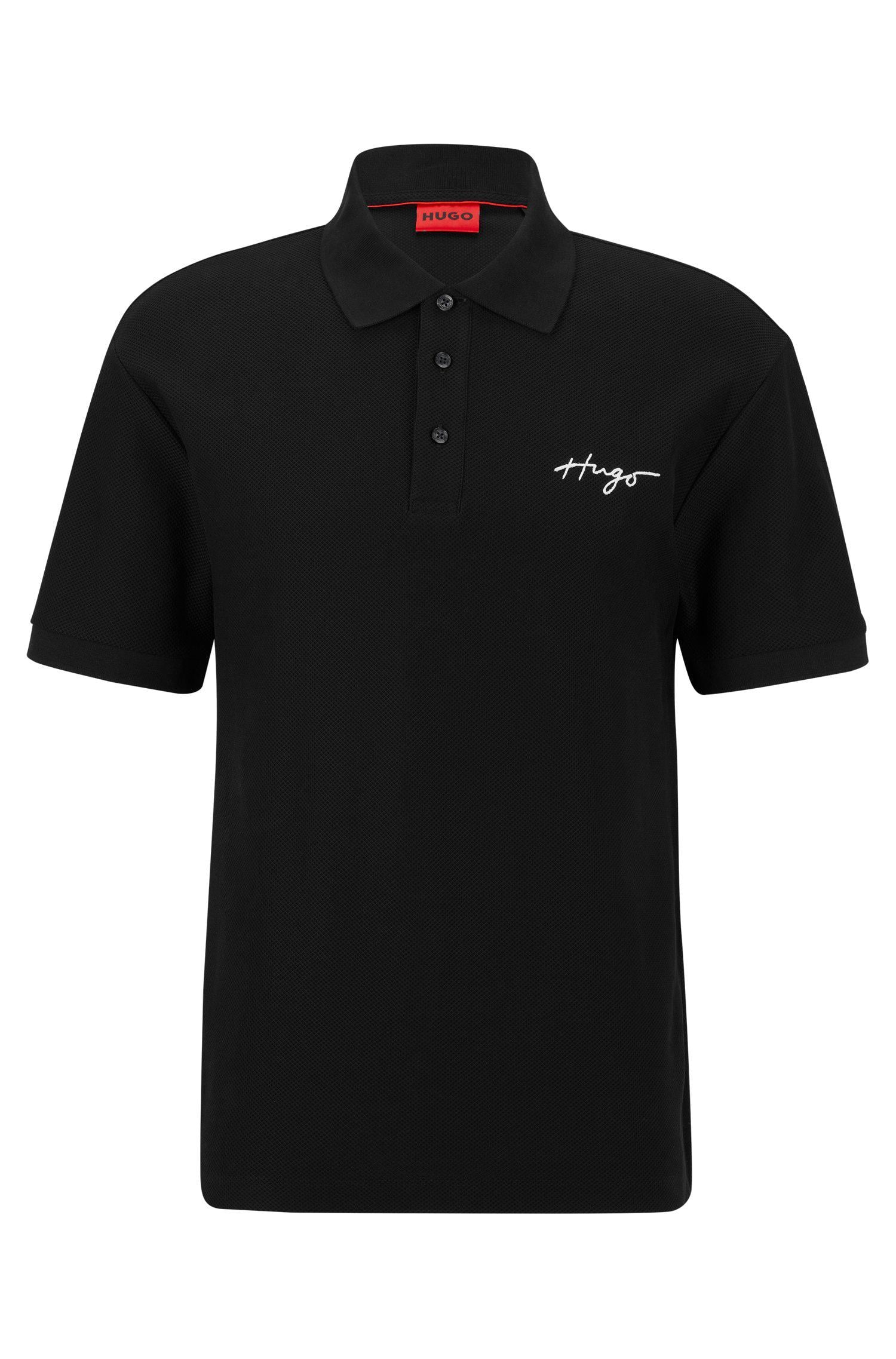Поло мужское Hugo Boss Handwritten Logo 07-8005BL M (10315832)