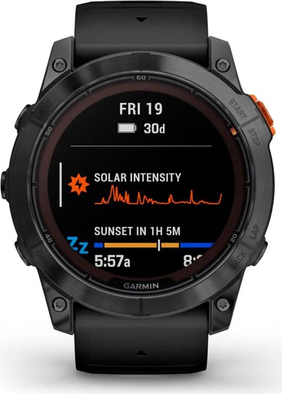 Смарт-часы Garmin Fenix 7X Pro Solar Edition 51 мм Slate Gray with Black Band (010-02778-00) - фото 4