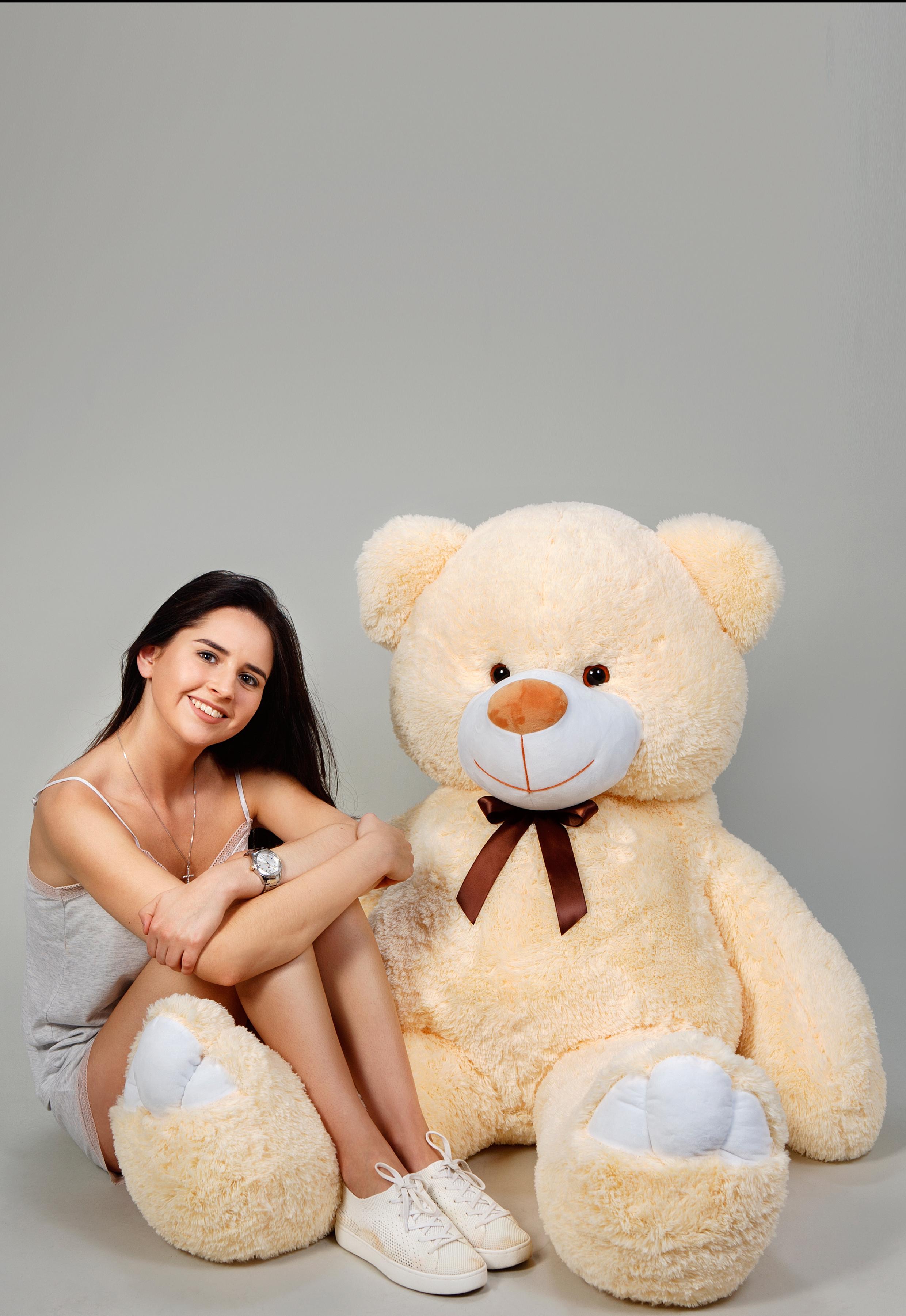 Медведь плюшевый HappyDays 2 м Персиковый (ветли2ср)