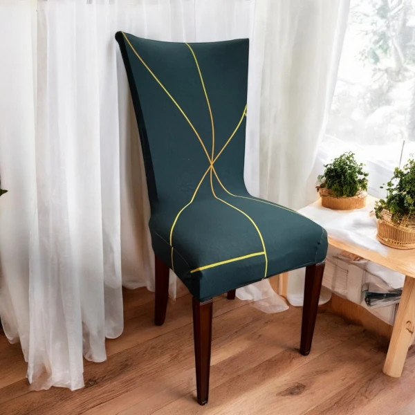 Чохол на стілець універсальний трикотажний Love You (8-6-5130816)