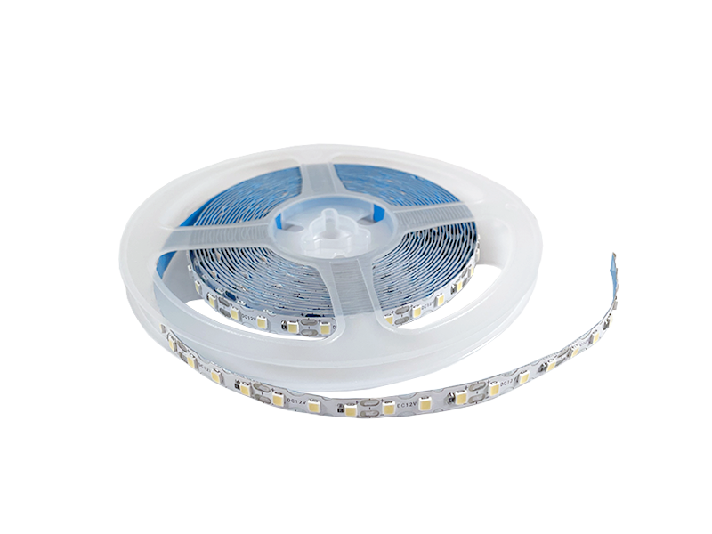 Светодиодная лента PROLUM типа S 1 м SMD2835 120 LED 12В 9Вт IP20 5500-6000K холодный белый (5899)