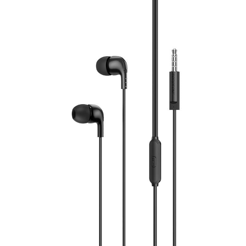 Наушники проводные Borofone Craft universal earphones with mic BM83 Black (574056) - фото 2