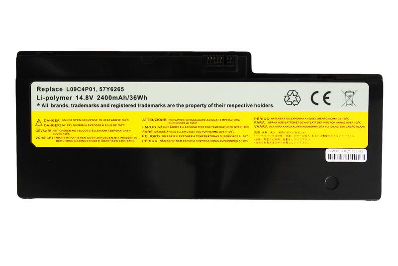 Аккумуляторная батарея для ноутбука Lenovo-IBM L09C4P01 14,8V 2400 mAhr (col79010973)