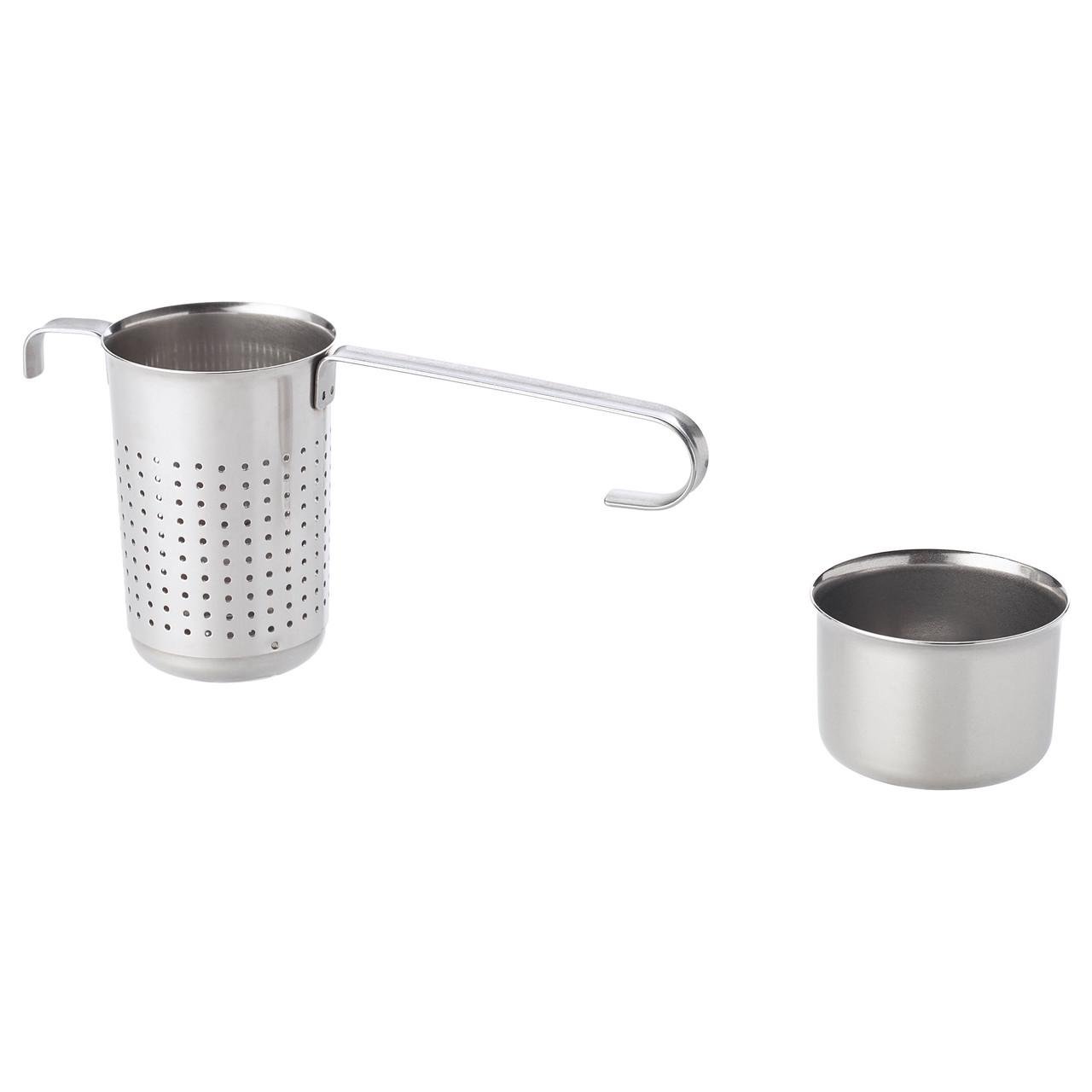 Ситечко для чая LJUDLÖS с длинной ручкой из нержавеющей стали (803.602.39)