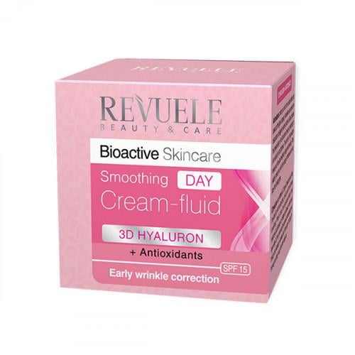 Розгладжуючий денний крем-флюїд для обличчя Revuele Bioactive Skincare 3D Hyaluron 50 мл