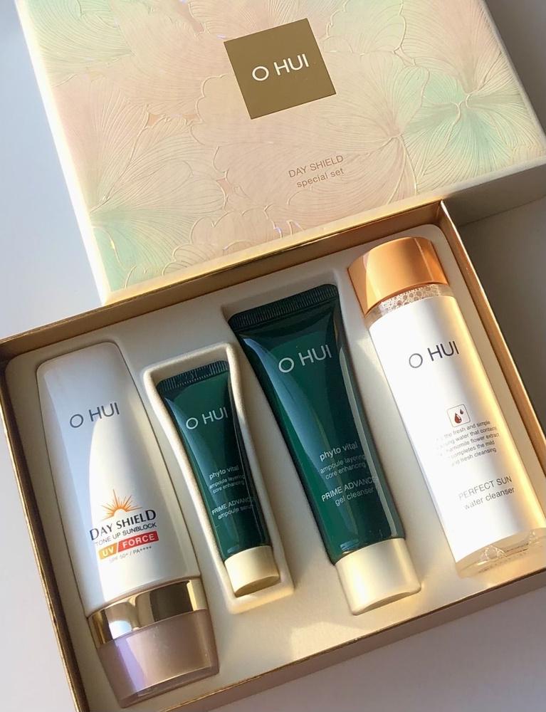 Набір для обличчя O HUI Day Shield Tone Up Sunblock UV Force Special Set Люкс із сонцезахисним кремом (1637890967)