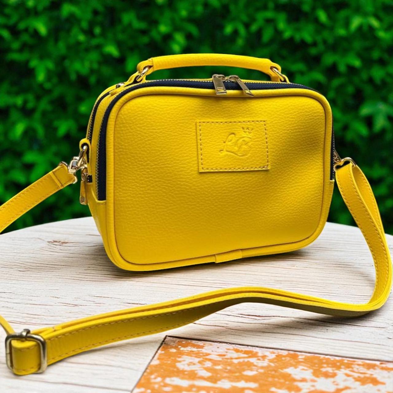 Сумка кросс-боди женская спортивная из экокожи Желтый (2732414508) Сумка кросс-боди женская спортивная из экокожи Желтый (2732414508)