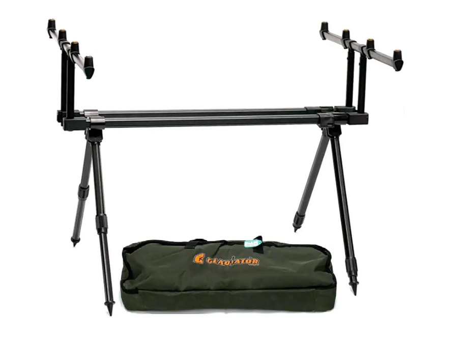 Род-под на 4 вудилища Gladiator RP189 Black (GL8165) - фото 2 Род-под на 4 вудилища Gladiator RP189 Black (GL8165) - фото 2