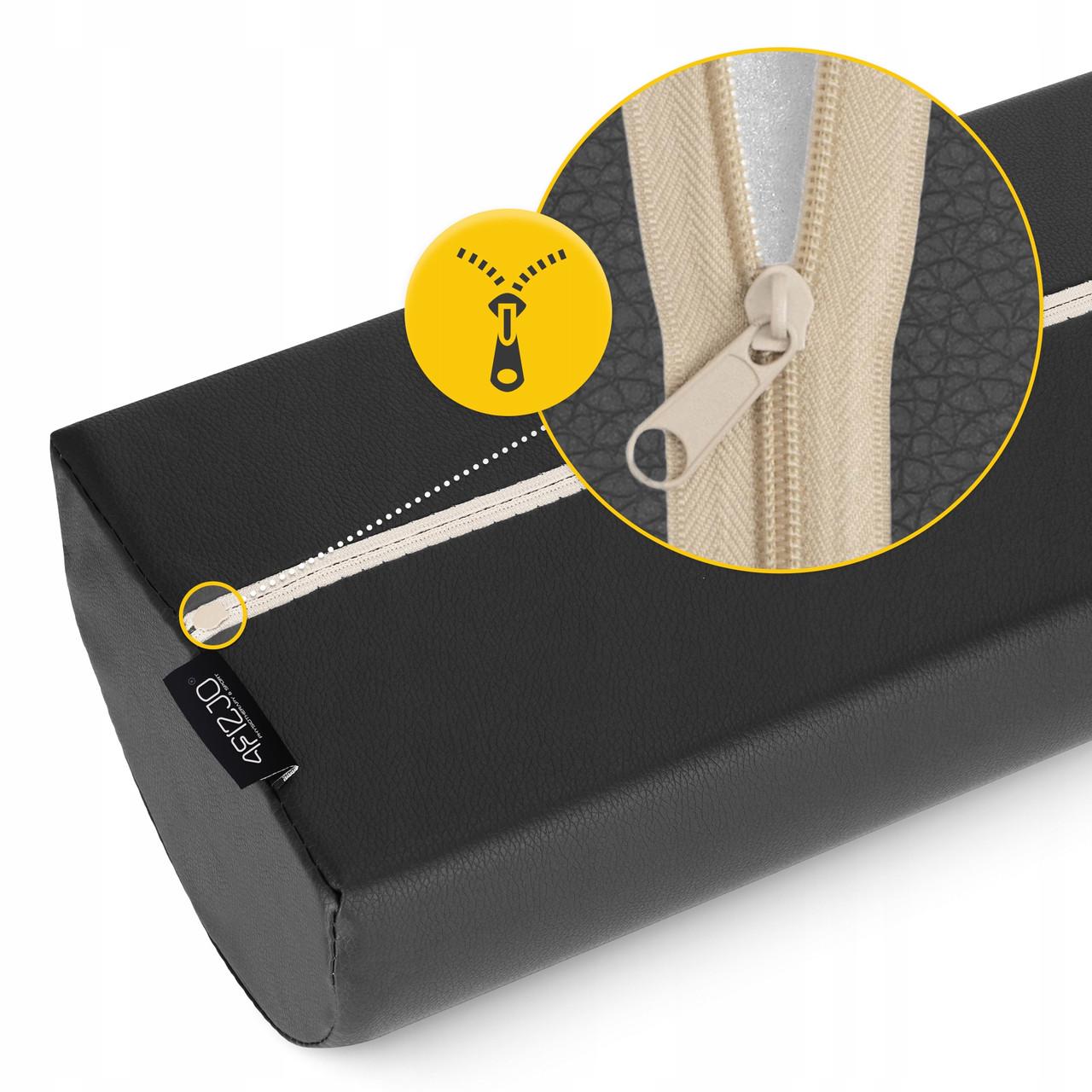 Полувалик для реабилитации и массажа 4fizjo 60x18x12 Black (P-5905973402941) - фото 5 Полувалик для реабилитации и массажа 4fizjo 60x18x12 Black (P-5905973402941) - фото 5