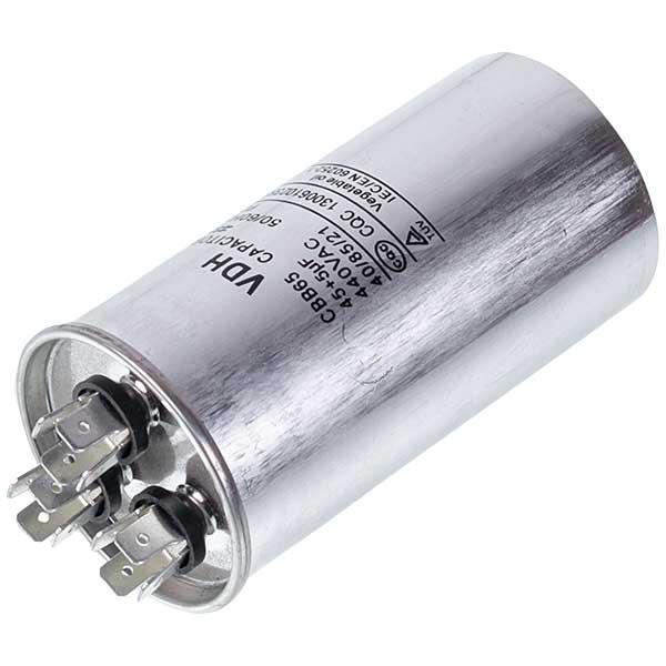 Конденсатор для электроприборов CBB65 45+5uF 450V (00000043448)