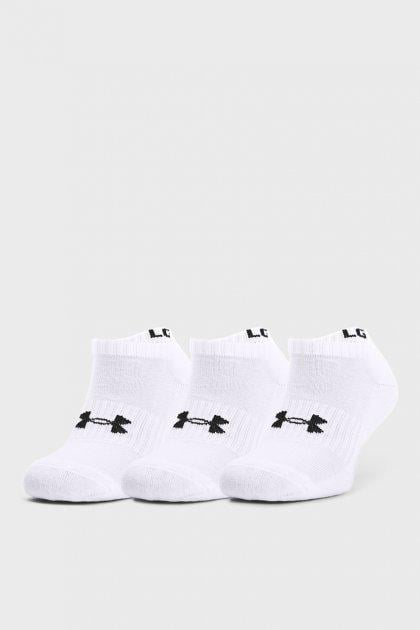 Носки Under Armour Core No Show Unisex L 3 пары Белый (194513939749)