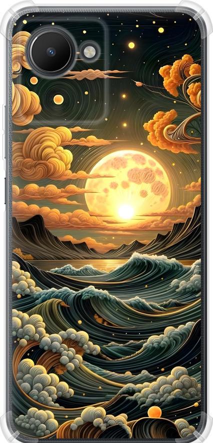 Чехол на Realme C30 Арт волны (6332sp-2700-42517) Чехол на Realme C30 Арт волны (6332sp-2700-42517)