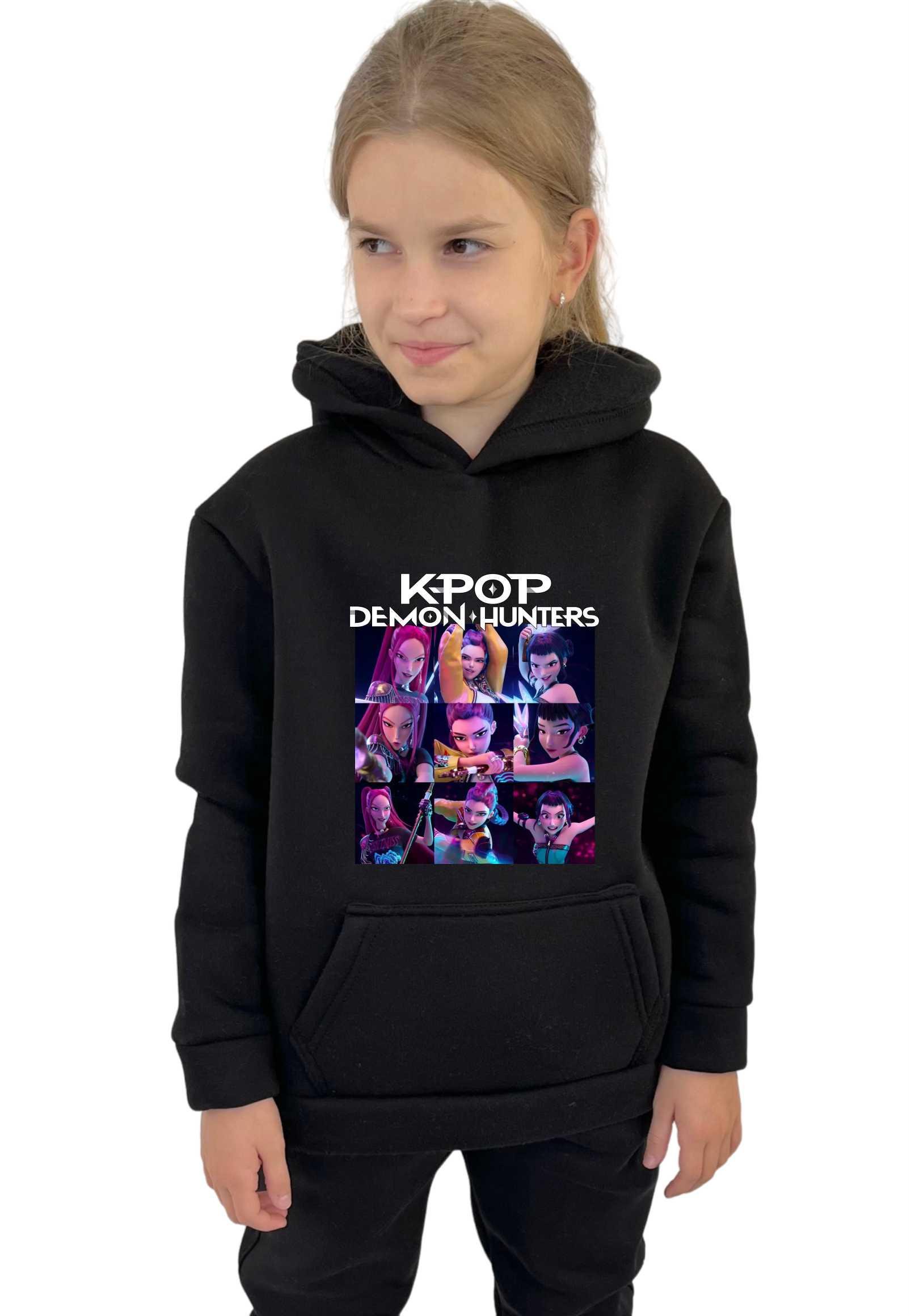 Толстовка утеплена TM Spinogriz СПИ2025 KPOP Demon Hunters 122 см Чорний (30379444)