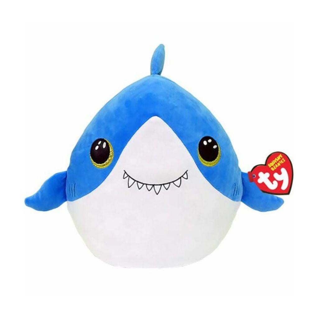 М’яка іграшка TY Squish-A-Boos Акула FINSLEY 40 см (39366)