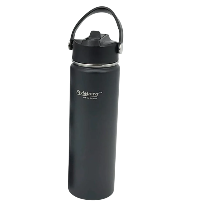 Термокружка вакуумная Styleberg Черная 650 мл (1610)