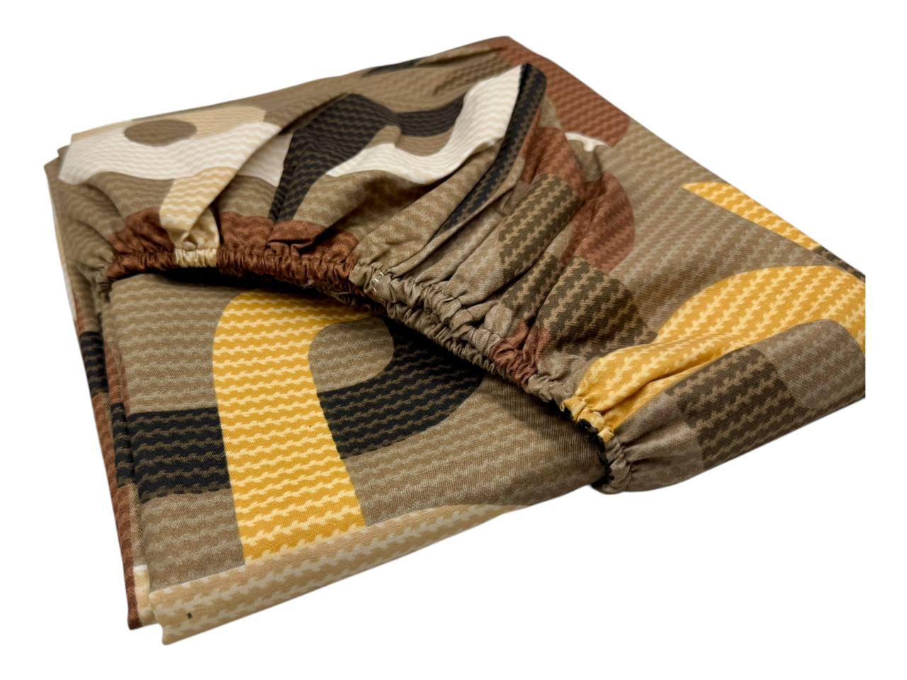 Простынь на резинке Геометрия из полисатина 180х200 см (SP-1904g/x180) - фото 5 Простынь на резинке Геометрия из полисатина 180х200 см (SP-1904g/x180) - фото 5