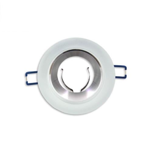 Светильник точечный master LED Mira mL-3008 GU10 потолочный встраиваемый алюминий стекло круглый Белый