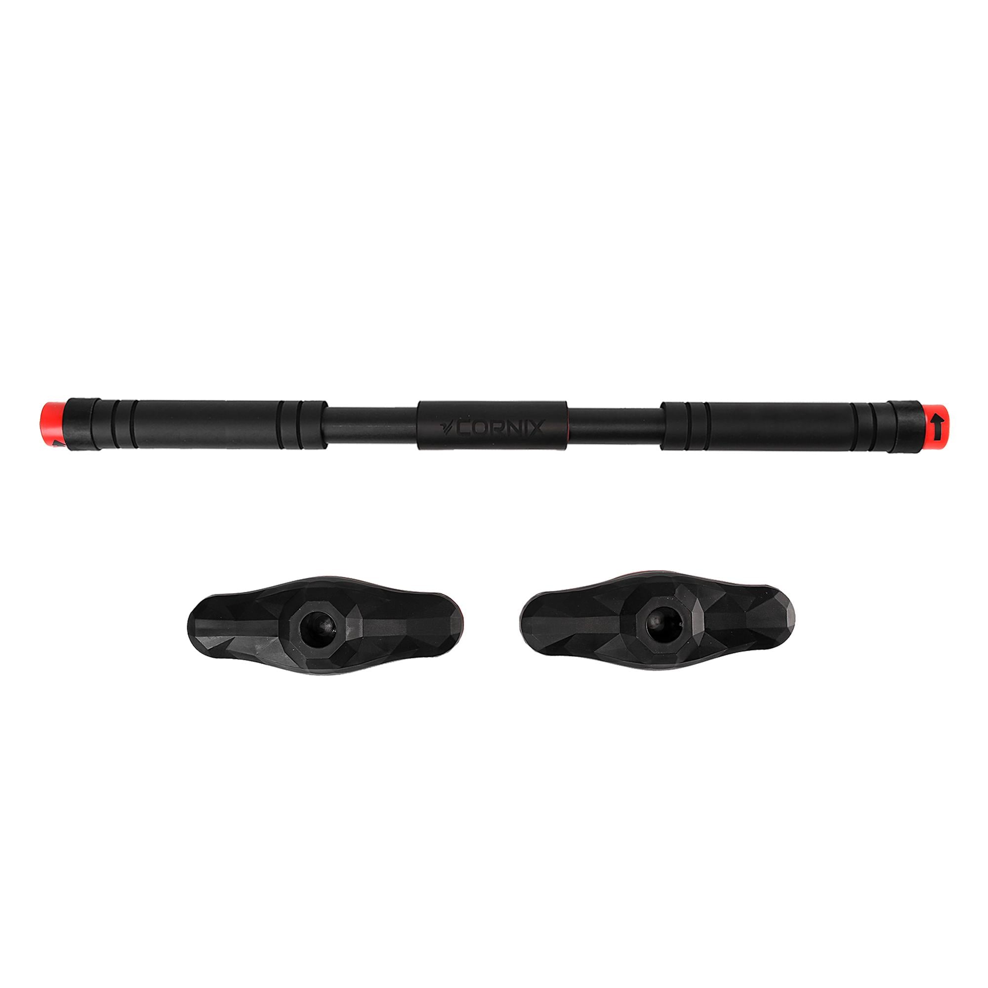 Турнік розсувний Cornix Pro XR-0284 90-130 см Black/Red (25802675) - фото 8