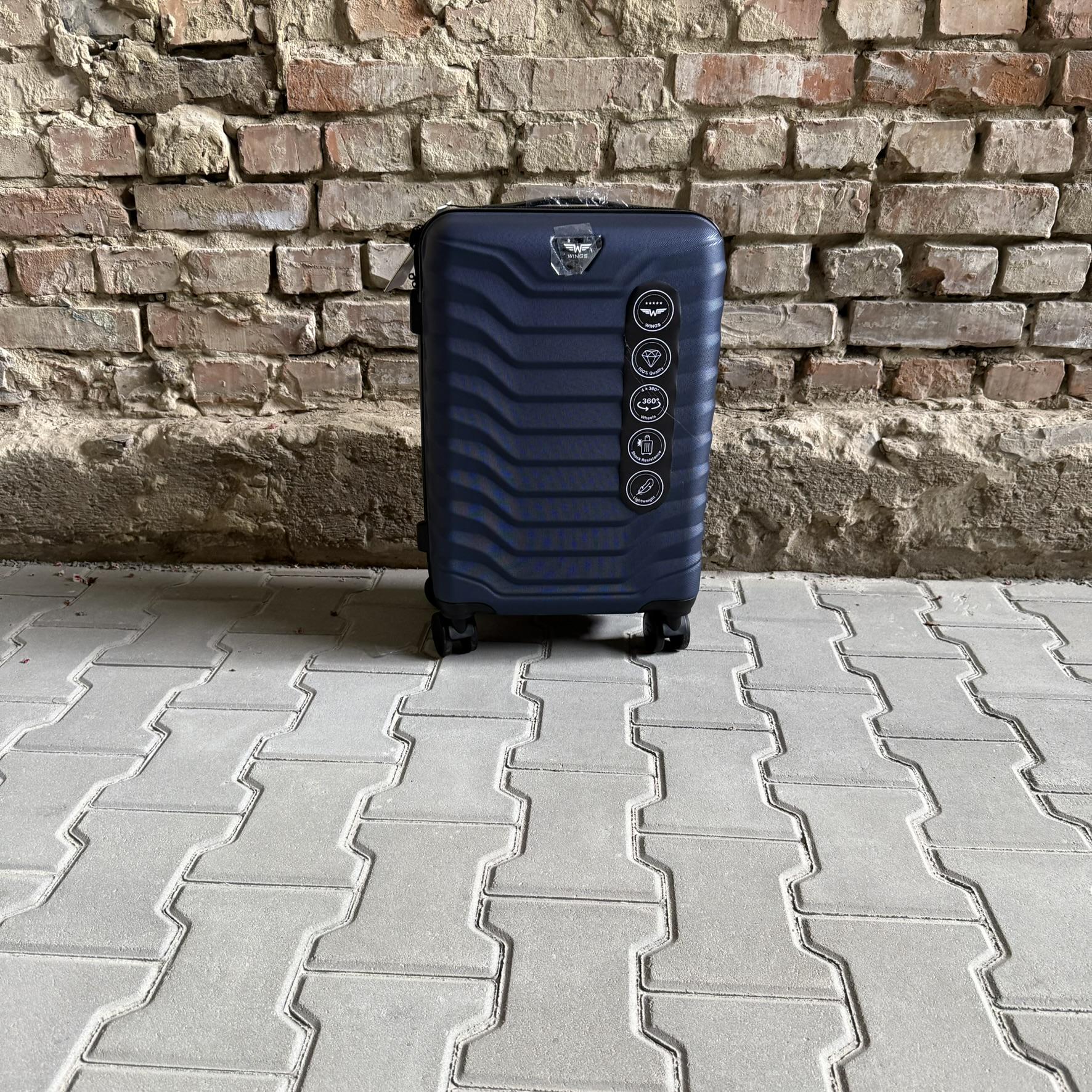 Чемодан Wings PEA01 дорожный S Синий (26557475) - фото 2