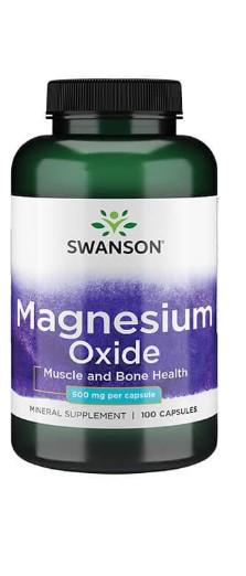 Оксид магния Swanson Magnesium Oxide 500 mg 100 Caps