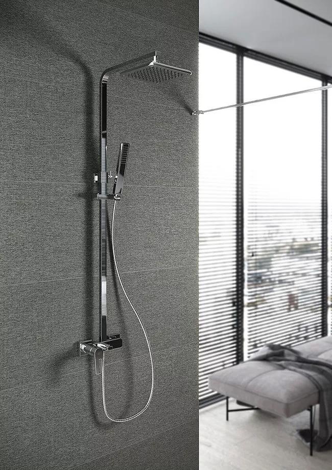 Душевая система со смесителем Cersanit Mille S951-339 Хром (174998) - фото 2 Душевая система со смесителем Cersanit Mille S951-339 Хром (174998) - фото 2