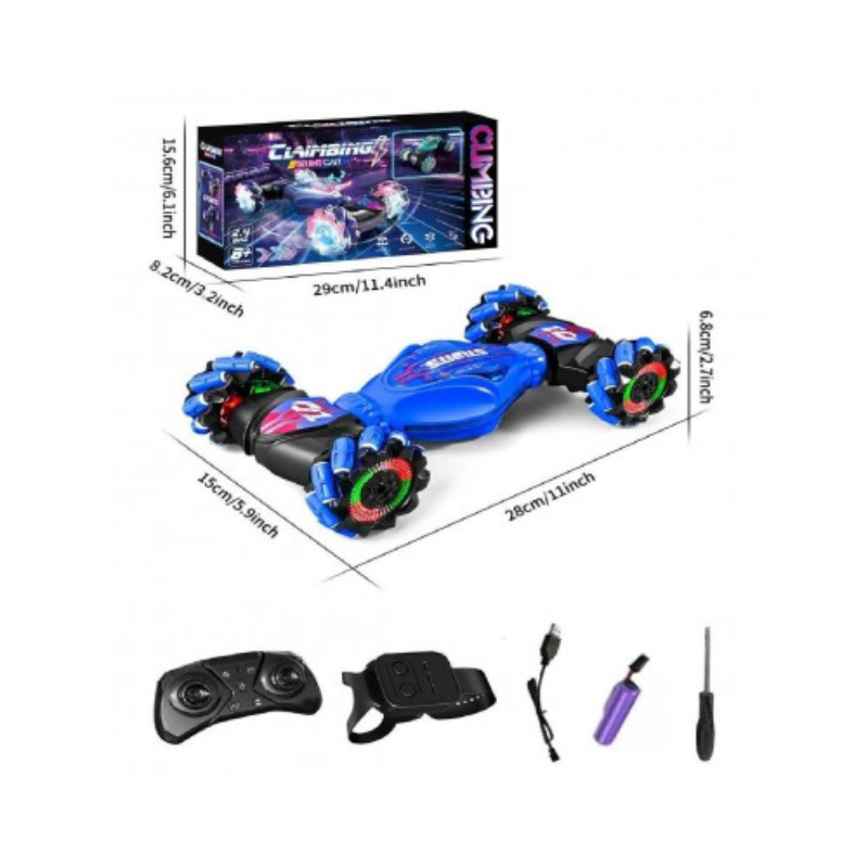 Машинка-оборотень на радиоуправлении 8818-108 с ручным управлением Синий (2374118553) - фото 2 Машинка-оборотень на радиоуправлении 8818-108 с ручным управлением Синий (2374118553) - фото 2