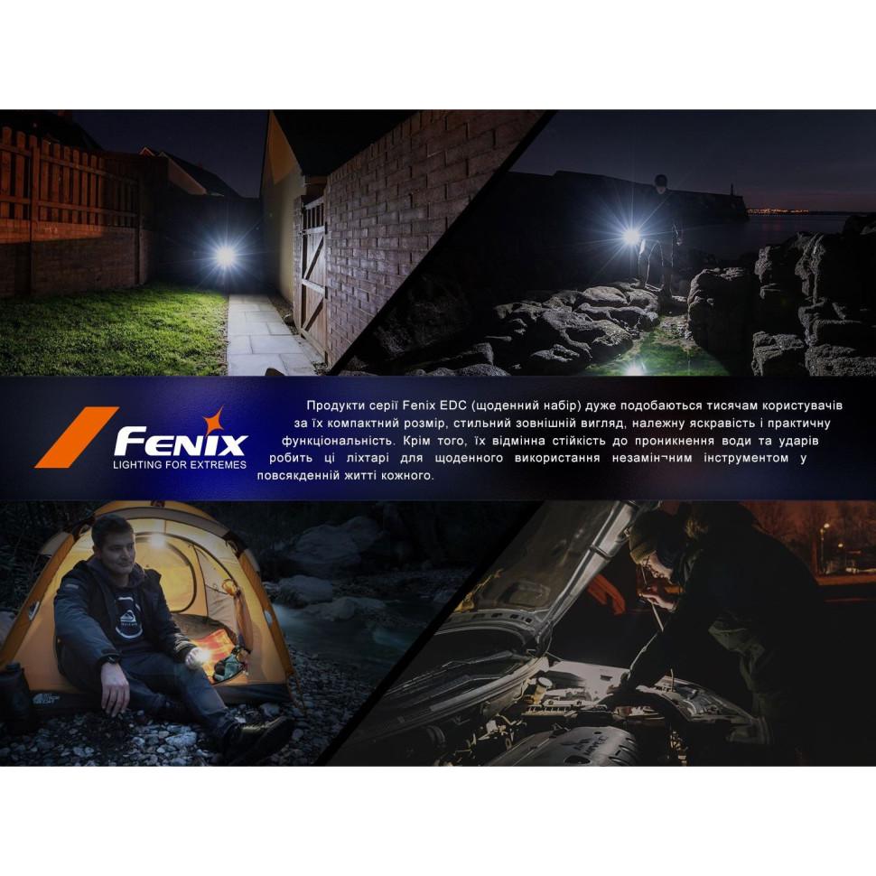 Фонарь наключный Fenix E03R V 2.0 Синий (93799) - фото 19