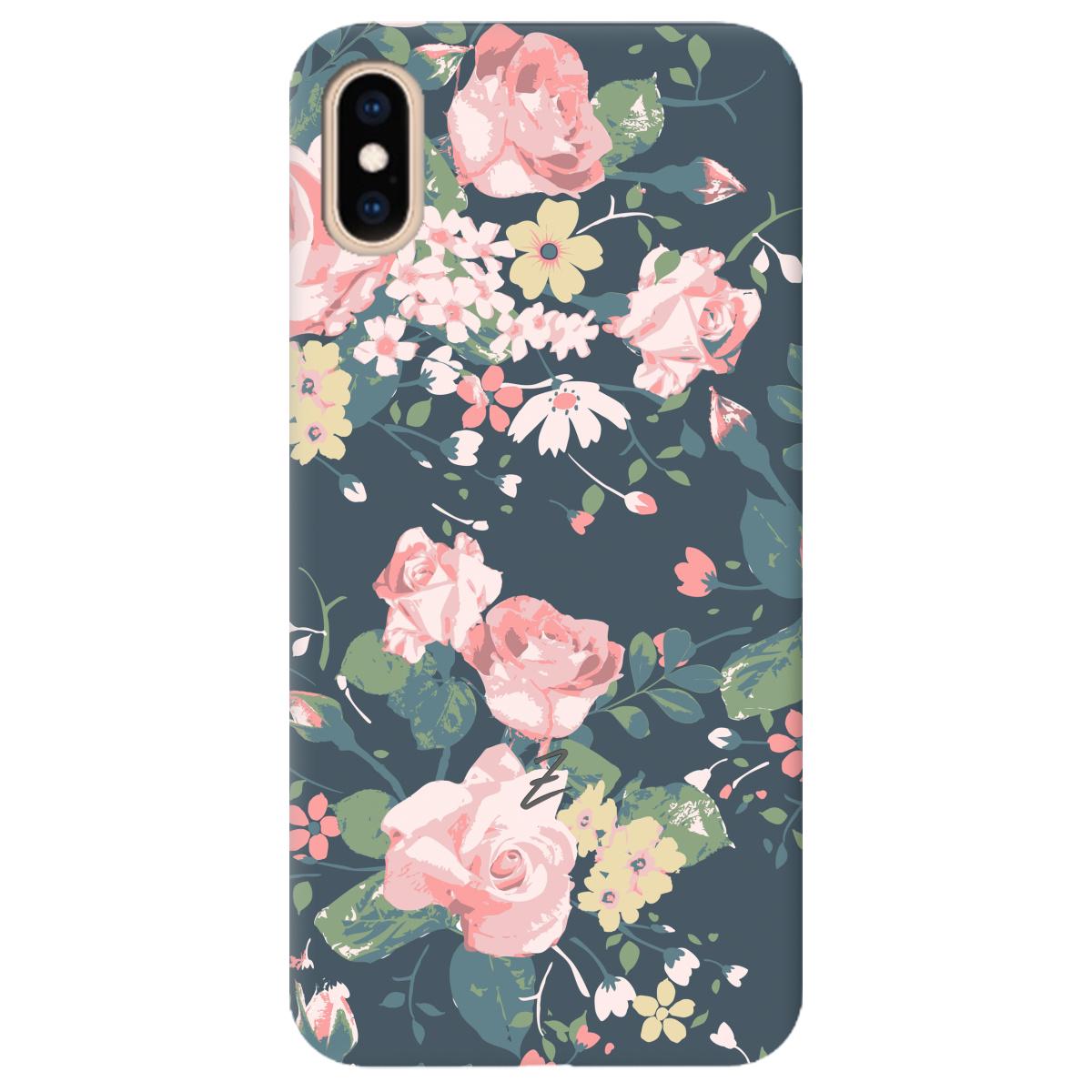 Силиконовый чехол Zorrov для Apple iPhone XS Max - Florista (11210040206052231)