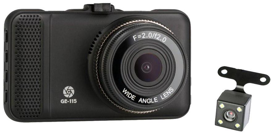 Видеорегистратор Globex GE-115 FullHD 2 камеры ID 4153897