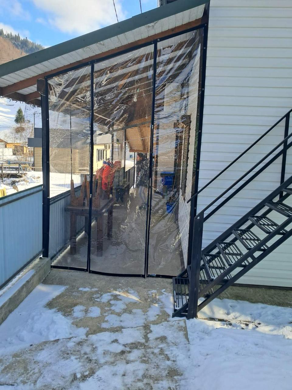 Тент ПВХ с люверсами 3х4 м Прозрачный (ПВХ-3х4) - фото 5 Тент ПВХ с люверсами 3х4 м Прозрачный (ПВХ-3х4) - фото 5