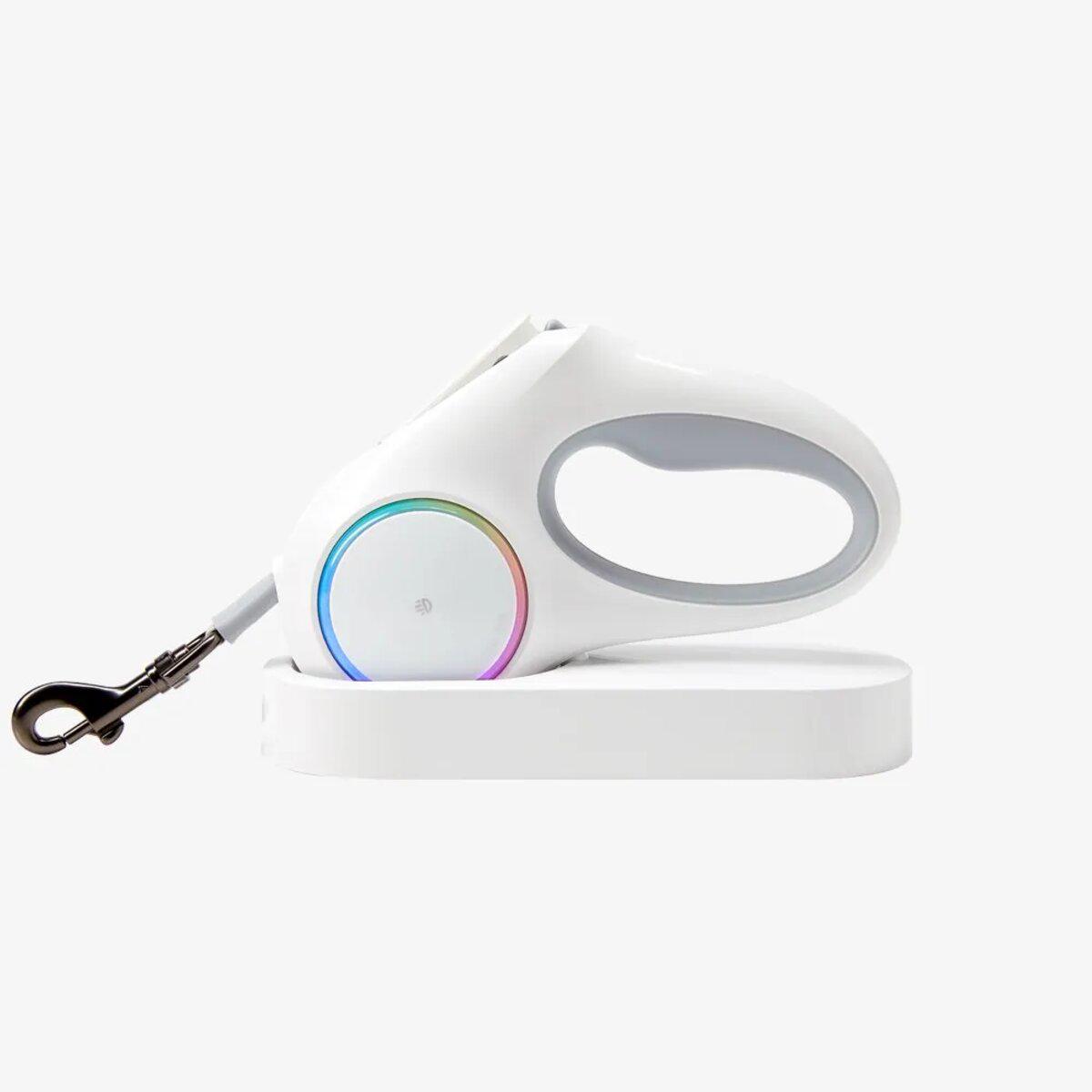 Поводок-рулетка для собак PETKIT Go Shine P2101 LED 2.8 м Белый (30220899) - фото 3