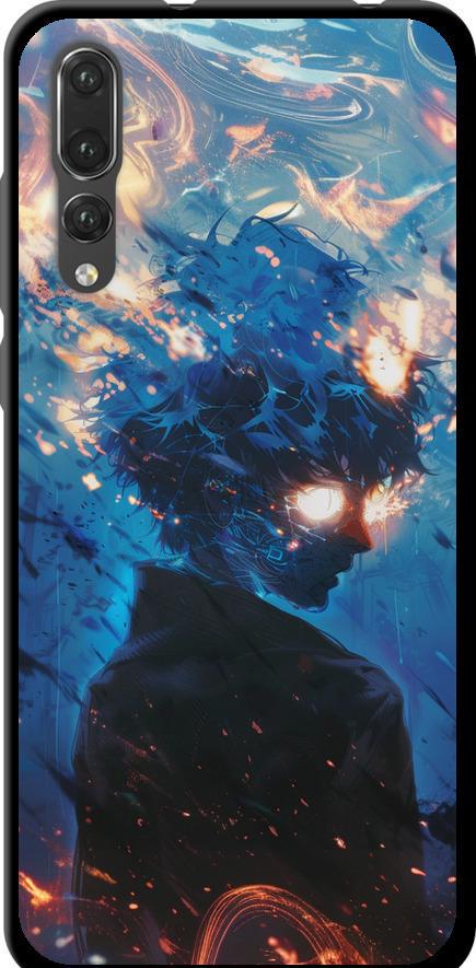 Чехол на Huawei P20 Pro Сатору Годжо (6129b-1470-42517) Чехол на Huawei P20 Pro Сатору Годжо (6129b-1470-42517)