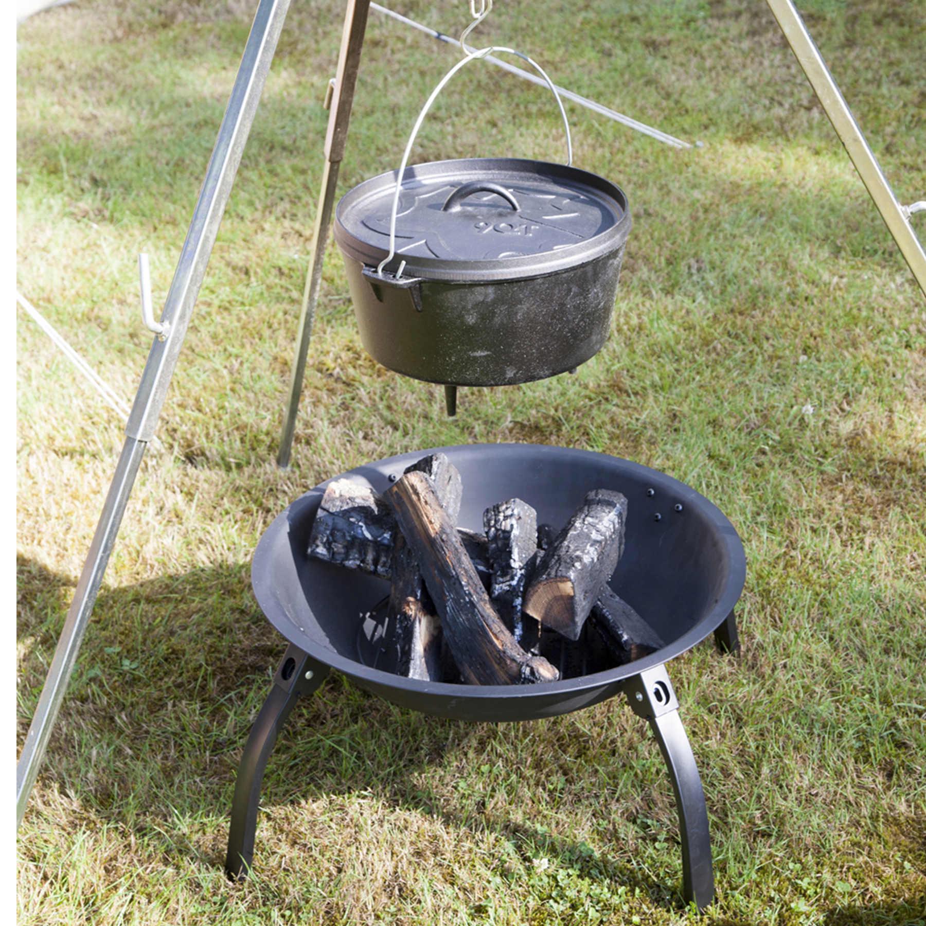 Казан с крышкой Bo-Camp Dutch Oven Cast Iron 31 см/7,1 л Black (2122415) - фото 4 Казан с крышкой Bo-Camp Dutch Oven Cast Iron 31 см/7,1 л Black (2122415) - фото 4