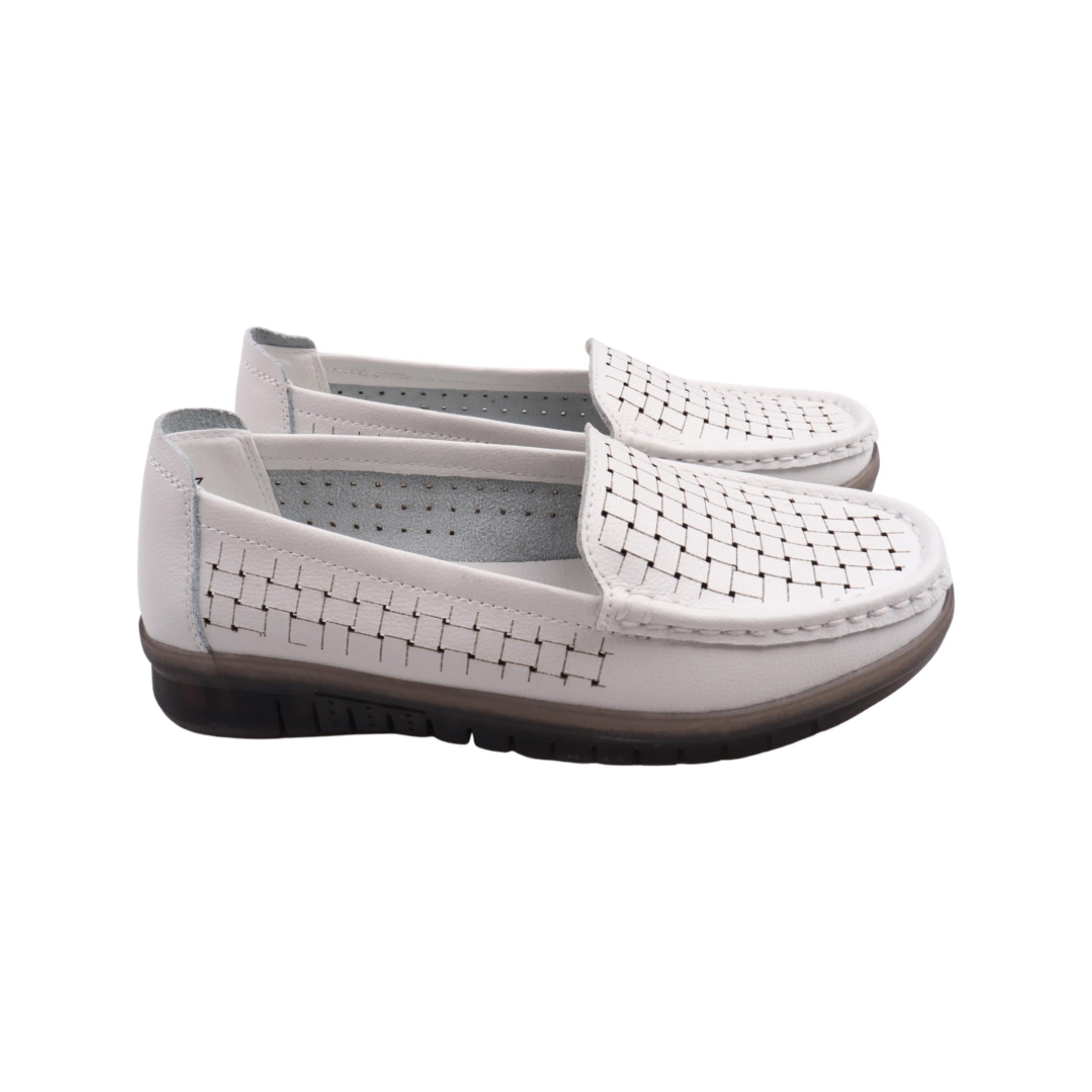 Туфли женские Li Fexpert из кожи р. 36 Белый (1098-23LTCP)