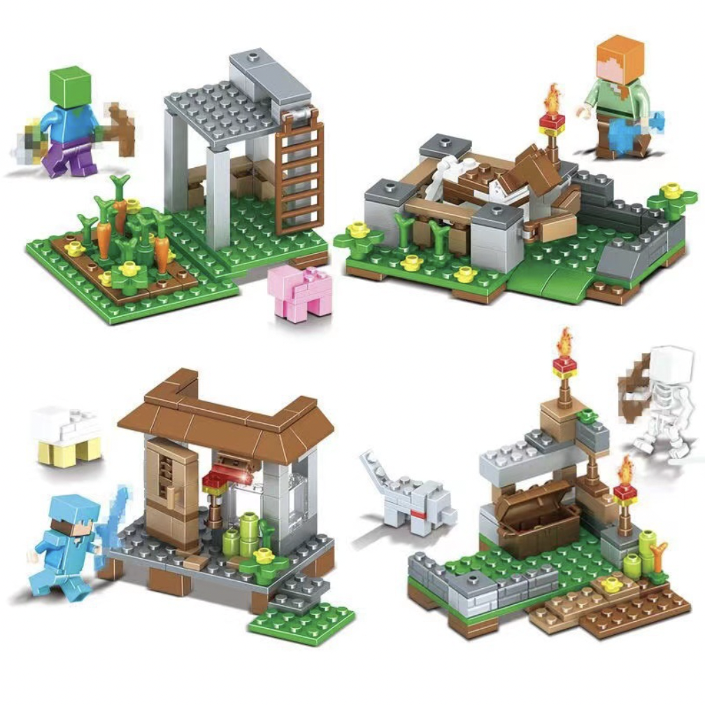 Конструктор My World Лісовий схованка 233 деталей (SJ82004) - фото 4