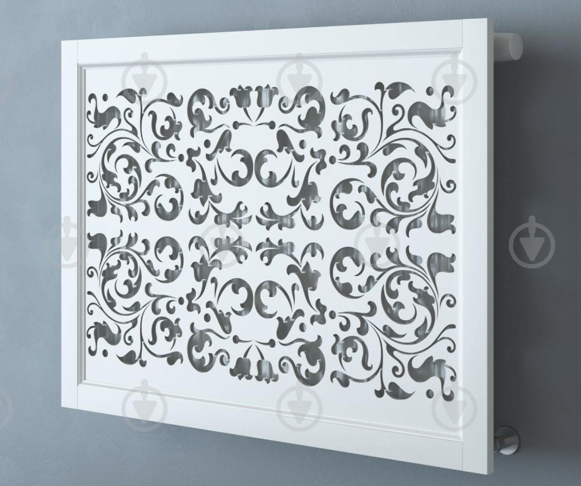 Экран-решетка декоративная на батарею отопления R17-F120 Белый (25073438)