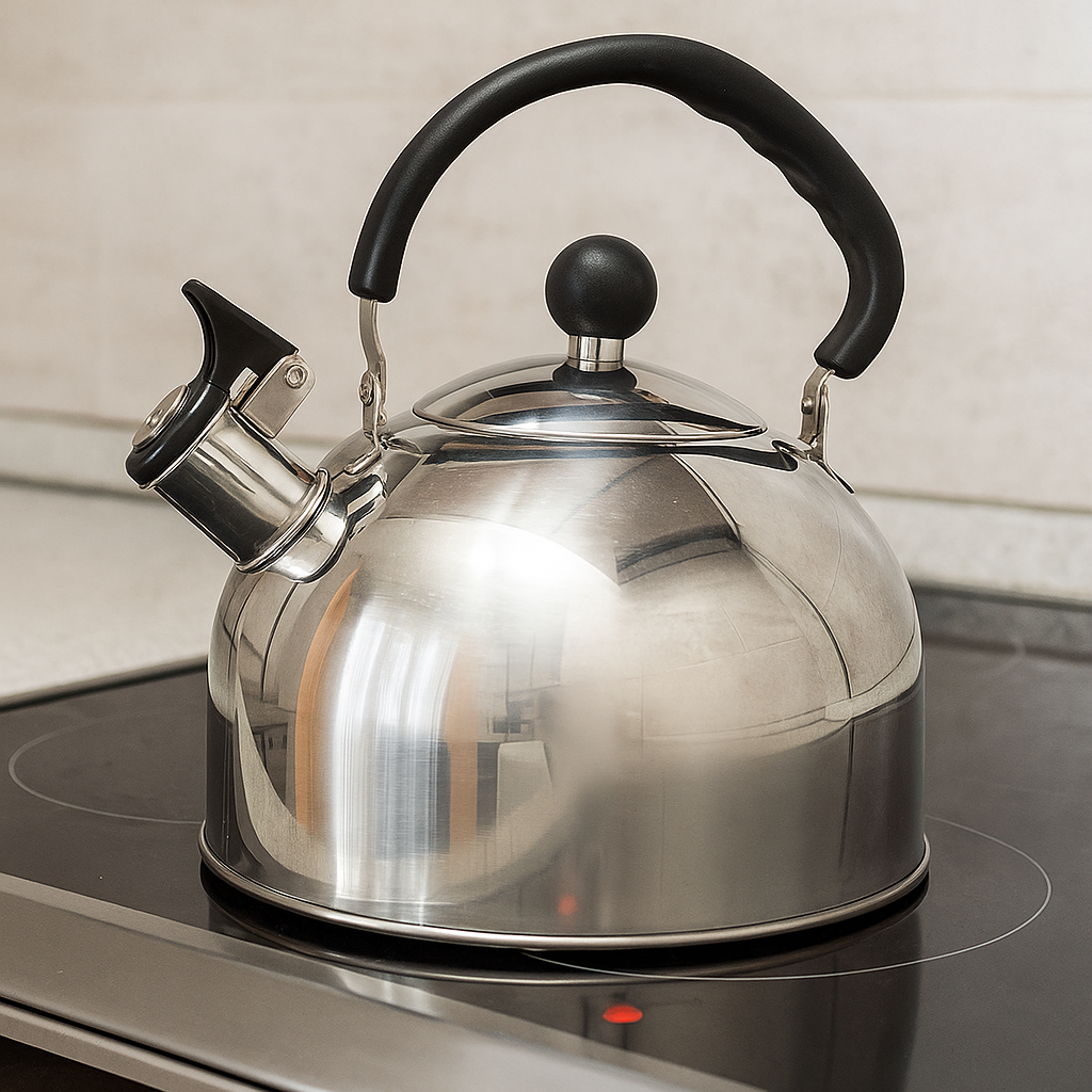 Чайник для плиты BasicSteel со свистком нержавеющая сталь/одинарное дно 2,5 л (28410949) - фото 10 Чайник для плиты BasicSteel со свистком нержавеющая сталь/одинарное дно 2,5 л (28410949) - фото 10