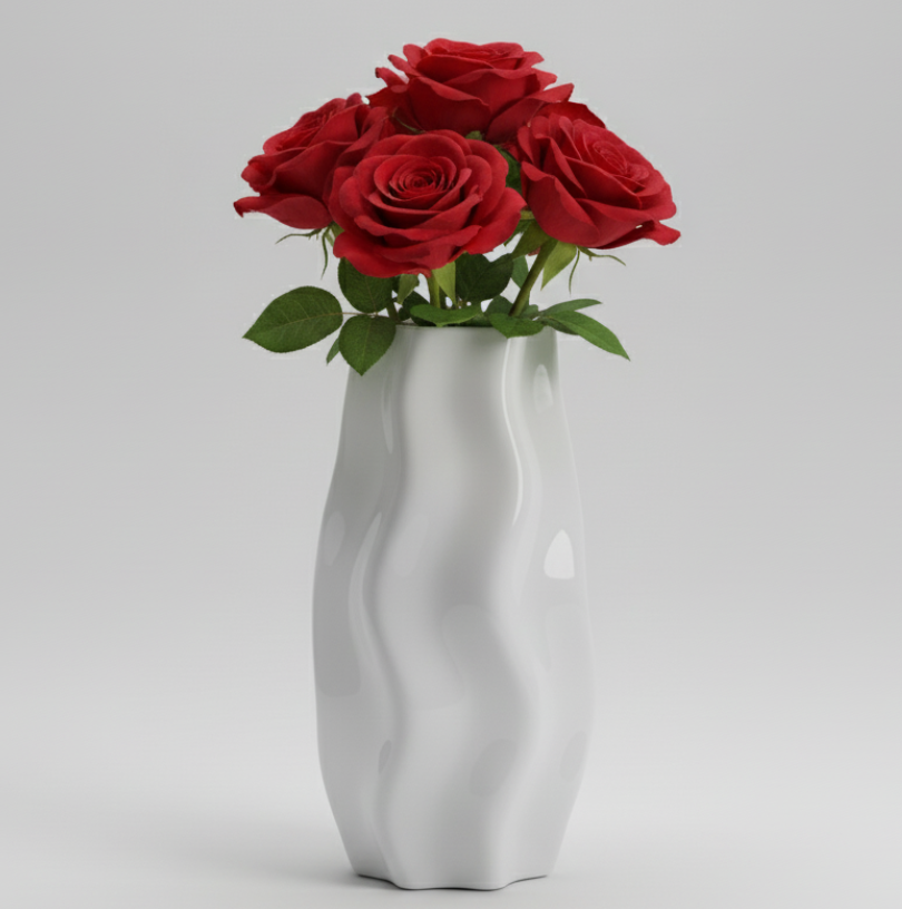 Ваза Nana ceramics для цветов Грейс 21 см (9006) Ваза Nana ceramics для цветов Грейс 21 см (9006)